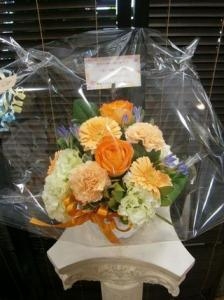 夏色　オレンジカラー　の配達です！｜「松庄花壇」　（茨城県土浦市の花キューピット加盟店 花屋）のブログ